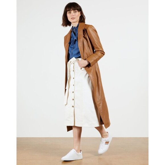 Ted Baker Women's 9M Bailey Icon Leather Lace-up Sneaker Atheleisure Preppy - Picture 2 of 8